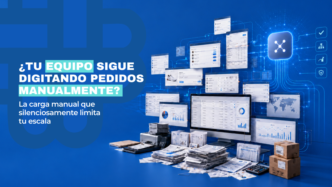 ¿Tu equipo sigue digitando pedidos manualmente? La carga manual que silenciosamente limita tu escala